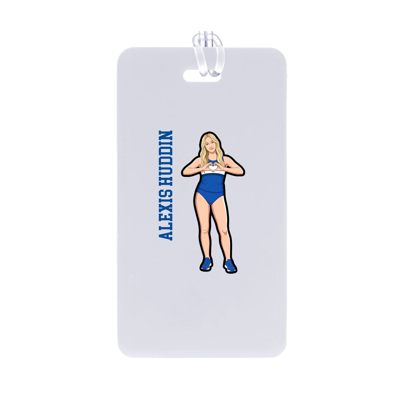 Bag Tag — Name Vertical in Classic