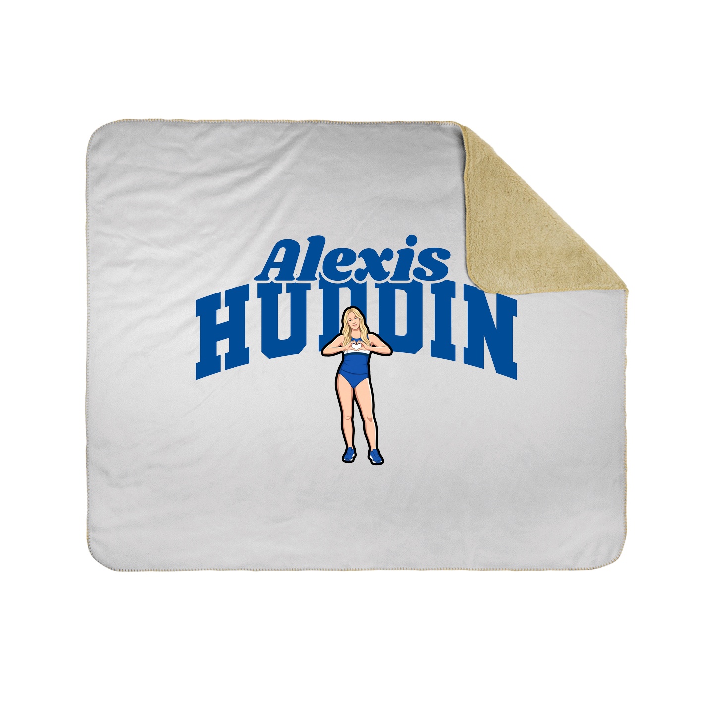 Throw Blanket — Signature Arch in White