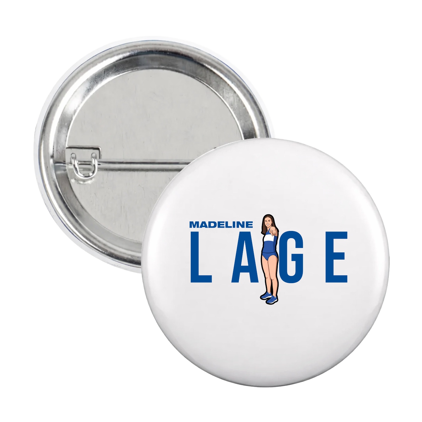 Game Day Button — Player Name in White