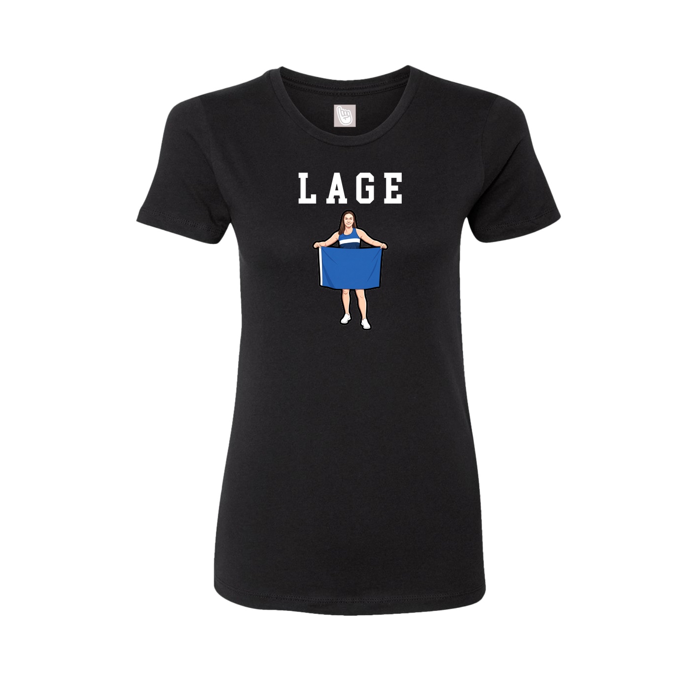 Fitted Women's Tee — Shirsey in Black