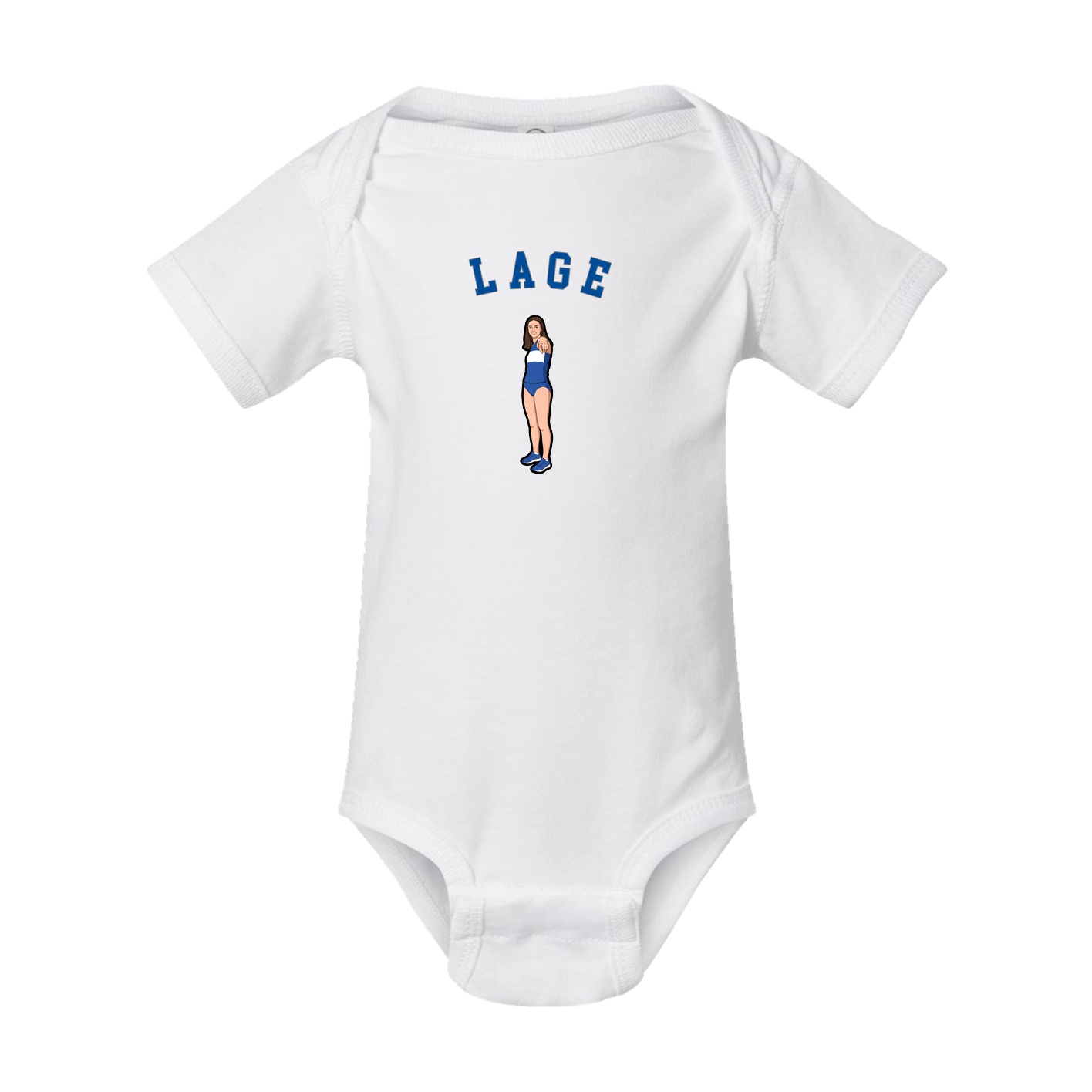 Baby Onesie — Shirsey Arch in White