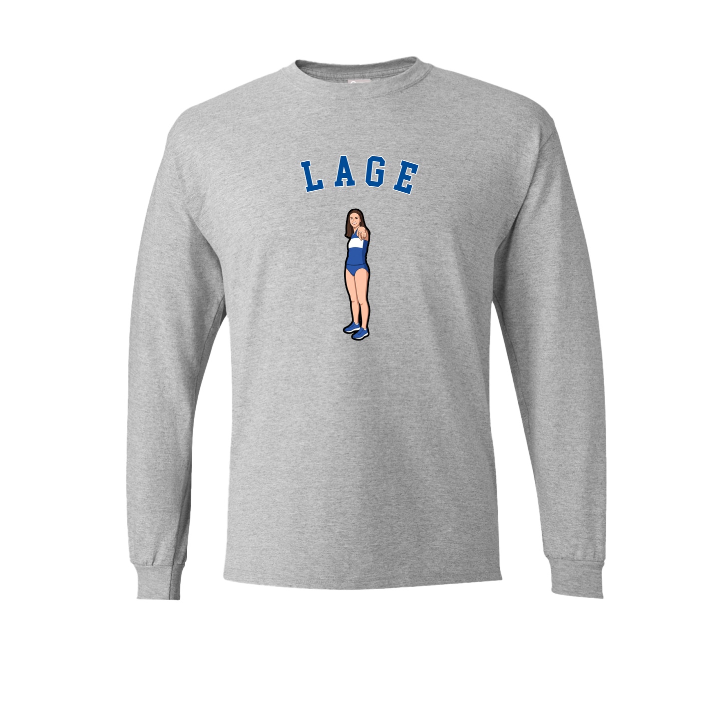 Long Sleeve Tee — Shirsey Arch in Grey