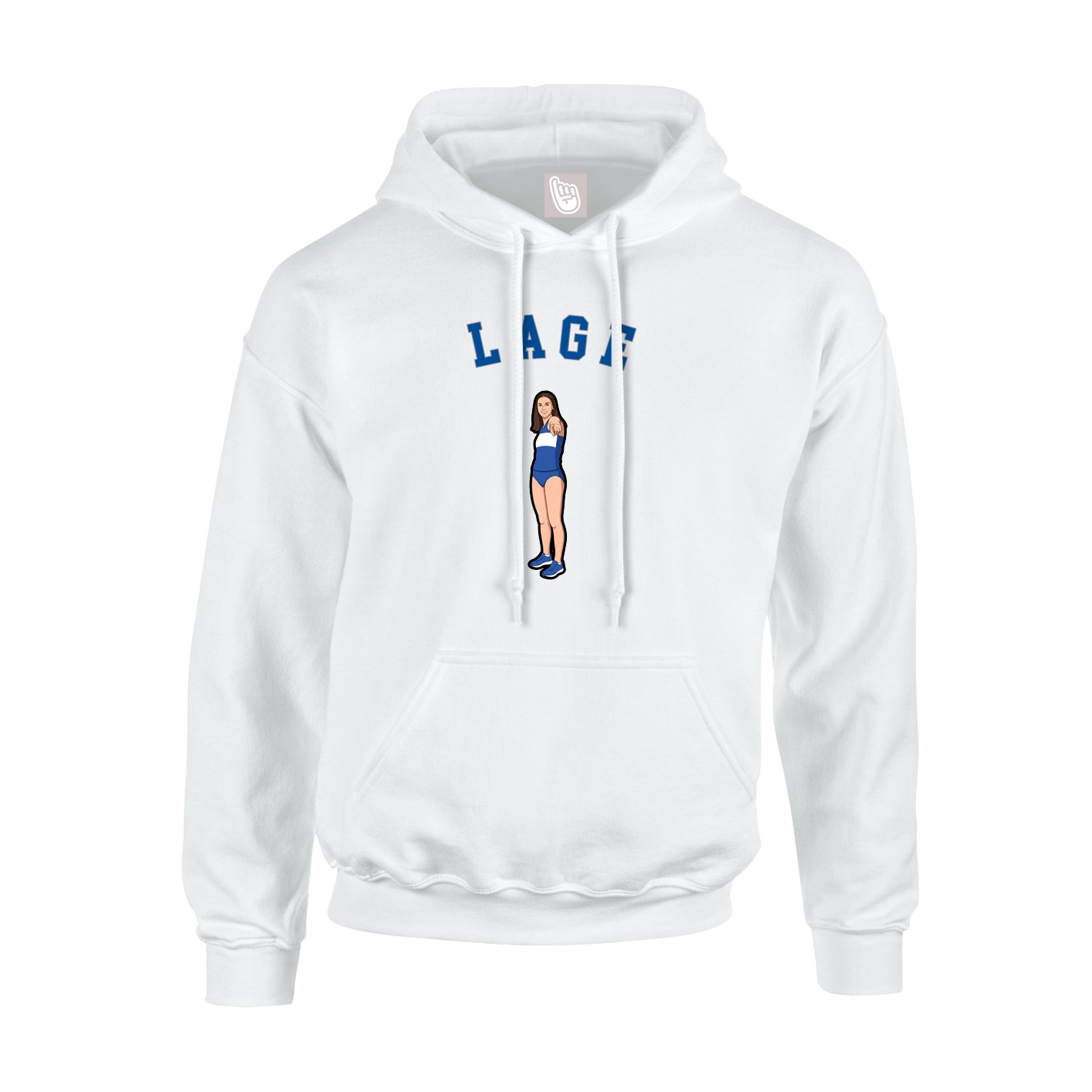 Youth Hoodie — Shirsey Arch in White