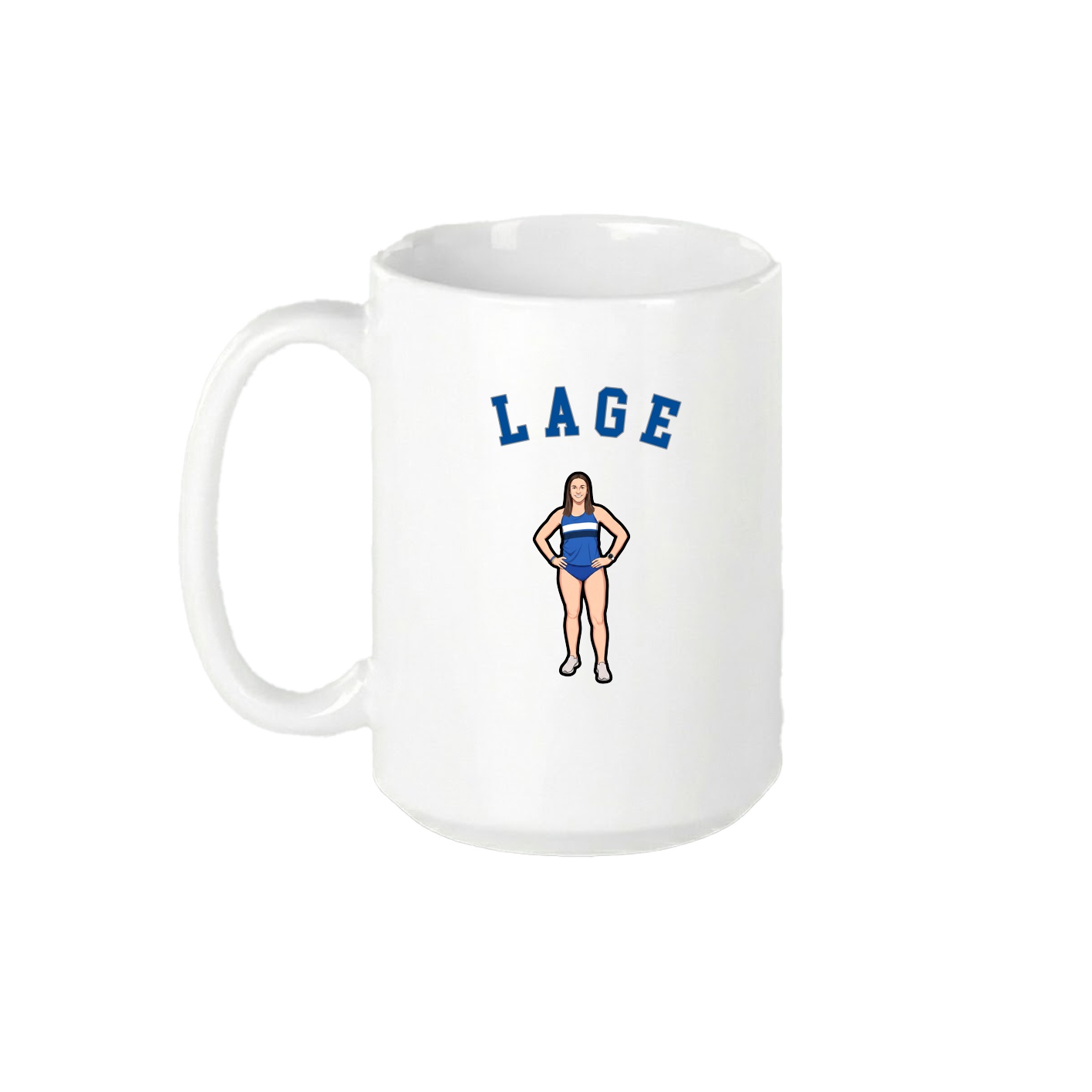 15oz Coffee Mug — Shirsey Arch in White