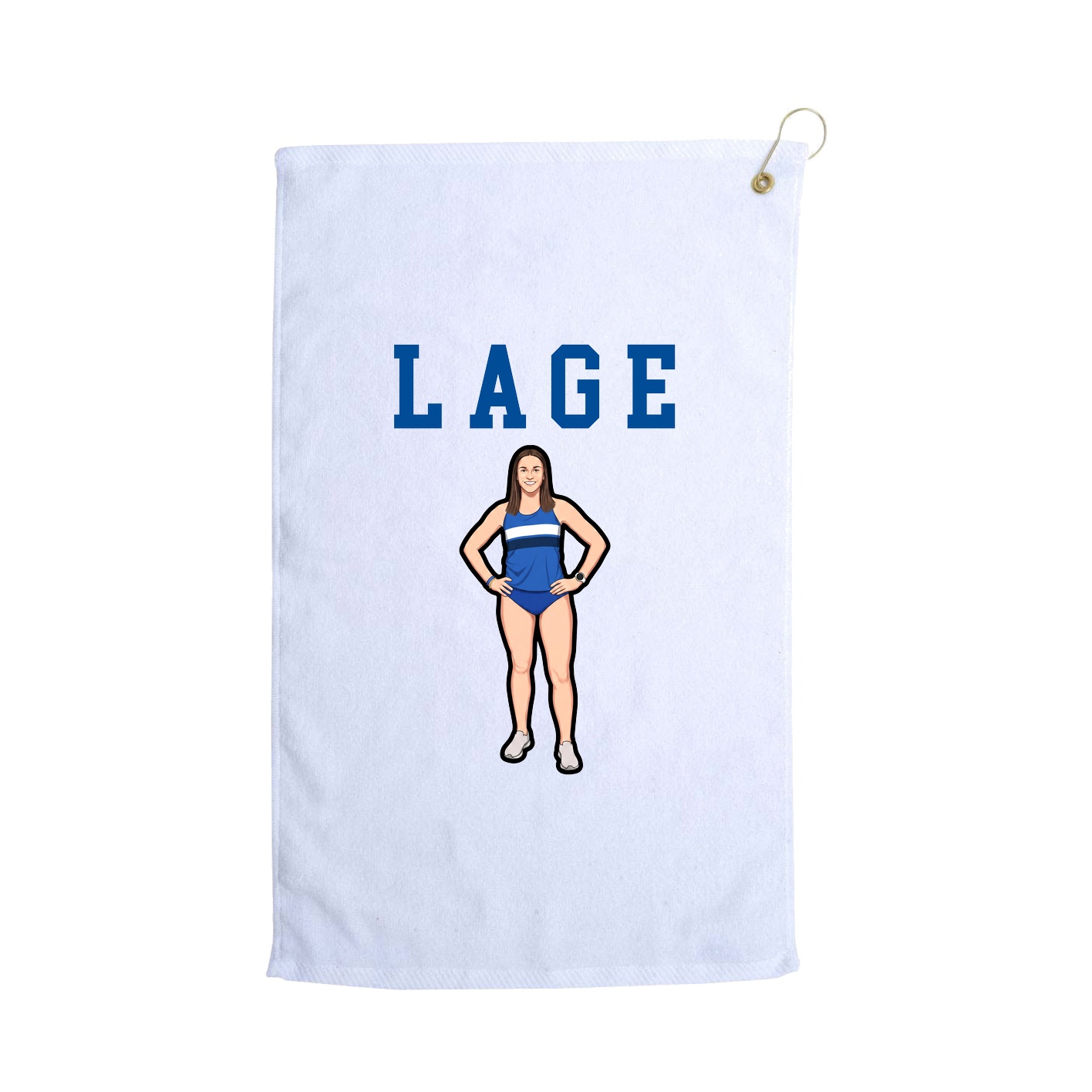 Golf Towel — Shirsey in White