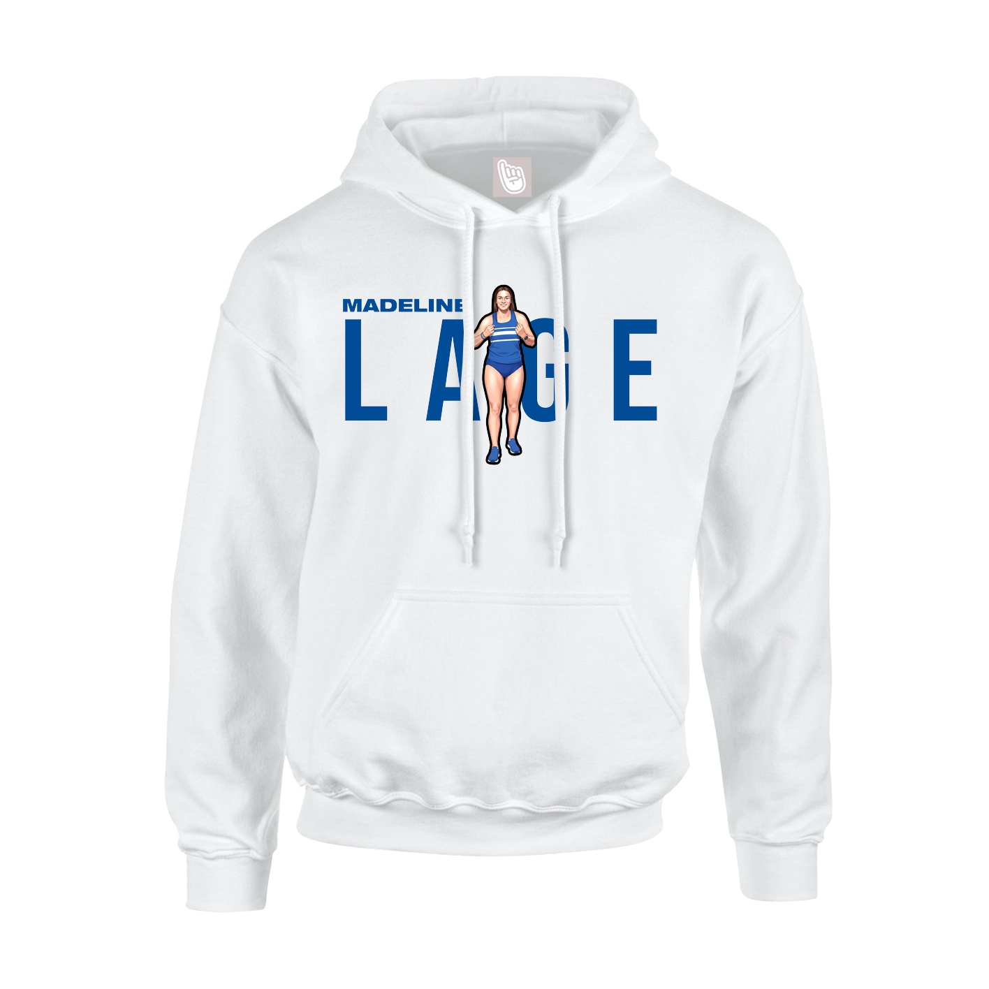 Hoodie — Player Name in White