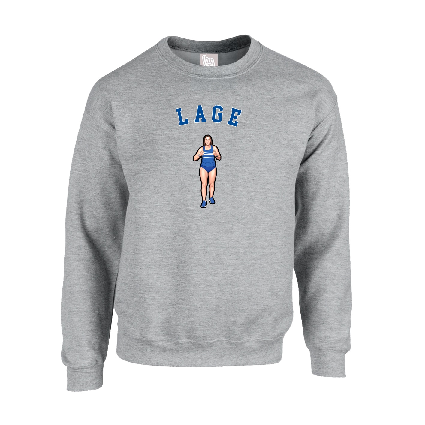 Fleece Crew — Shirsey Arch in Grey
