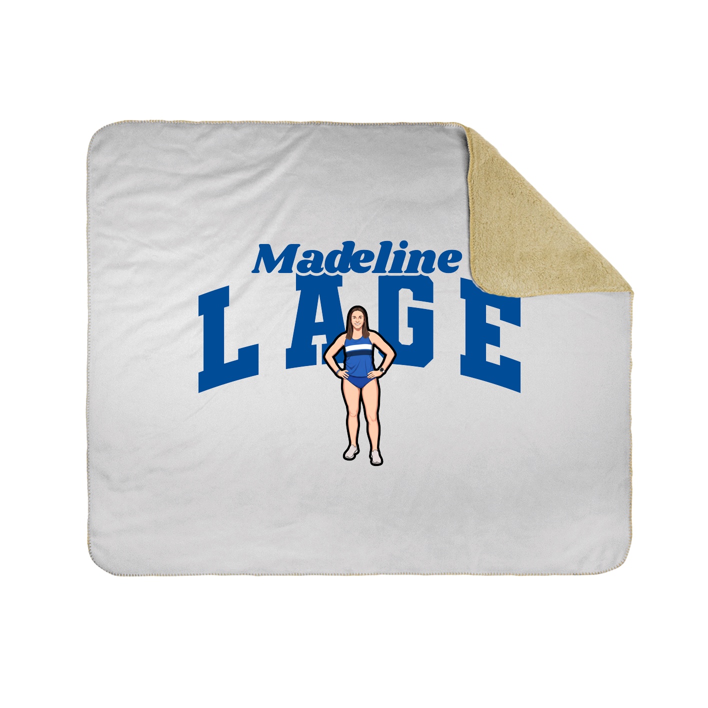 Throw Blanket — Signature Arch in White