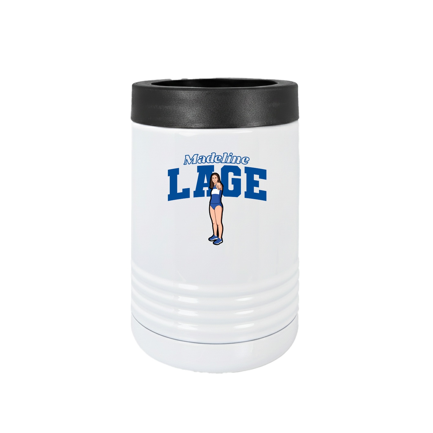 Beverage Holder — Name Arch in White
