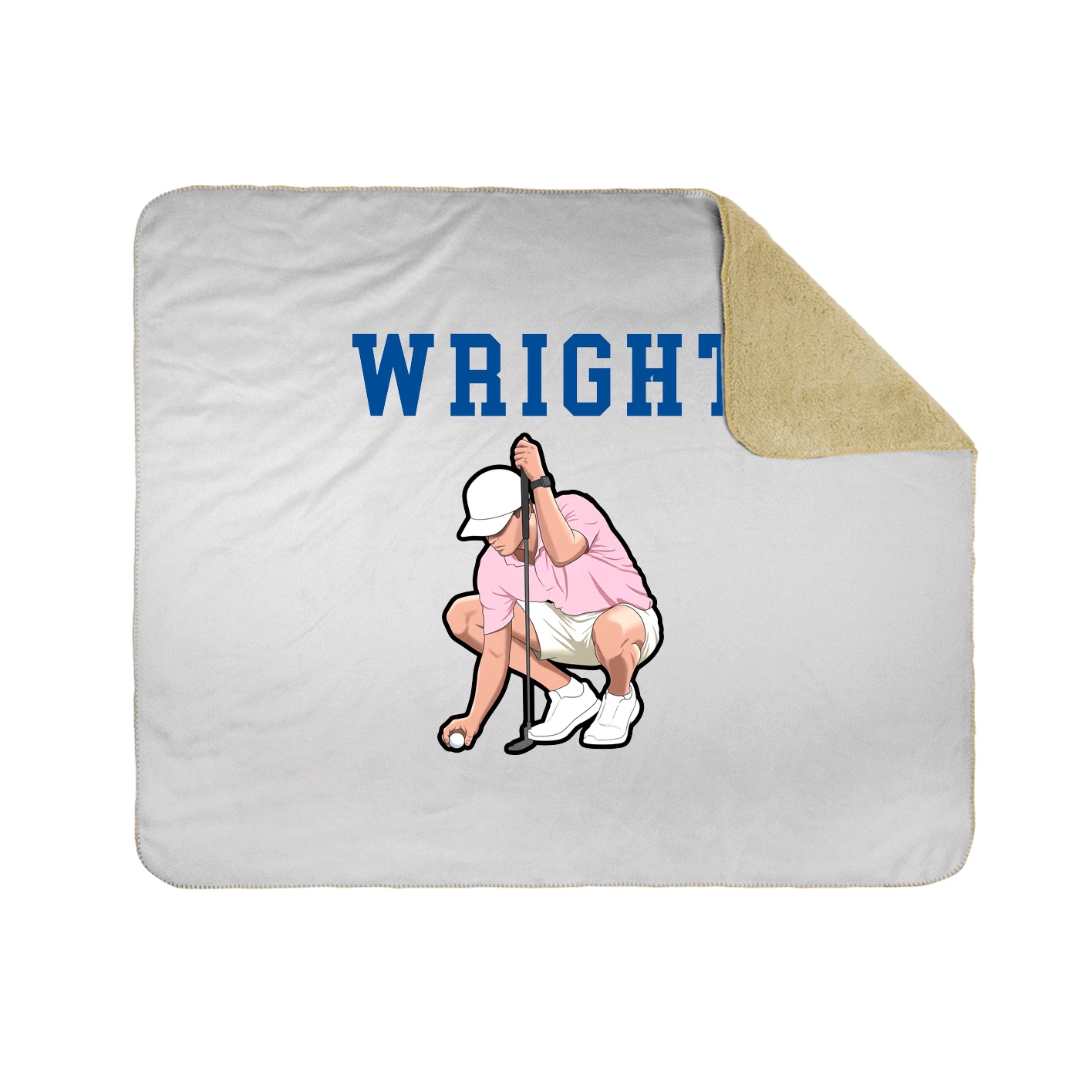 Throw Blanket — Shirsey in White