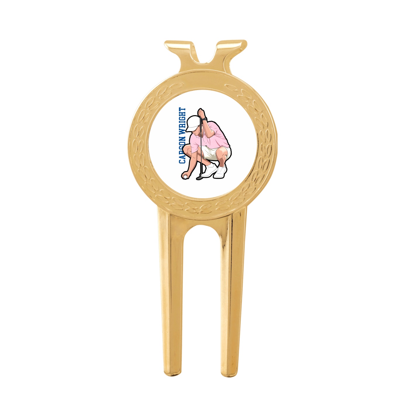 Divot Tool with Ball Marker — Name Vertical in Classic