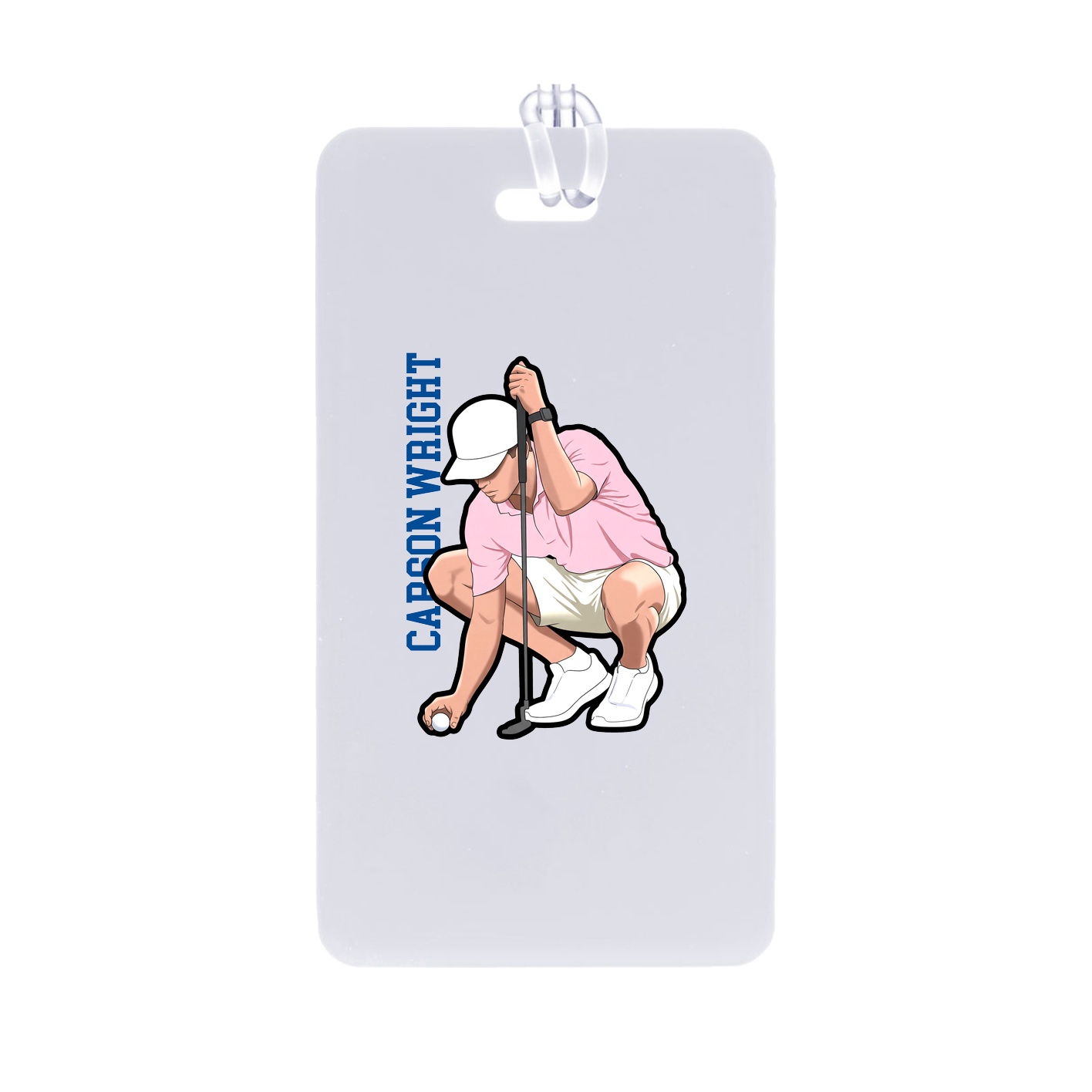 Bag Tag — Name Vertical in Classic