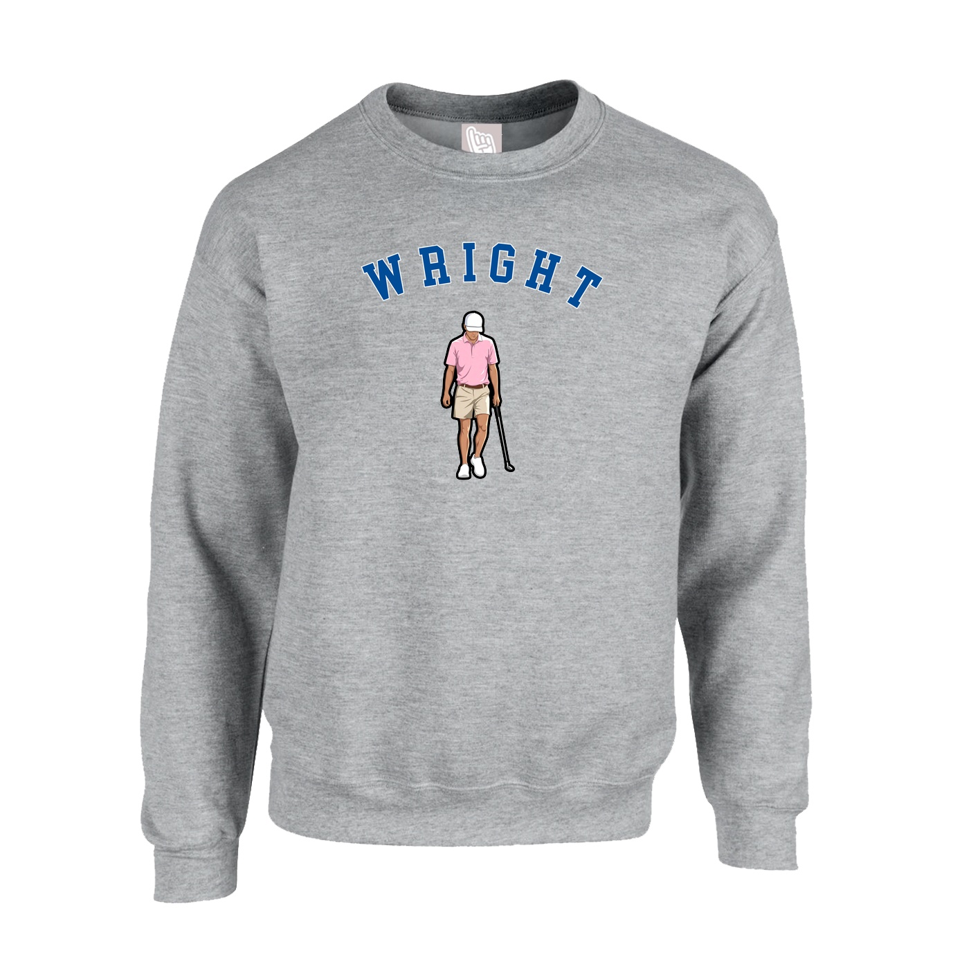 Fleece Crew — Shirsey Arch in Grey