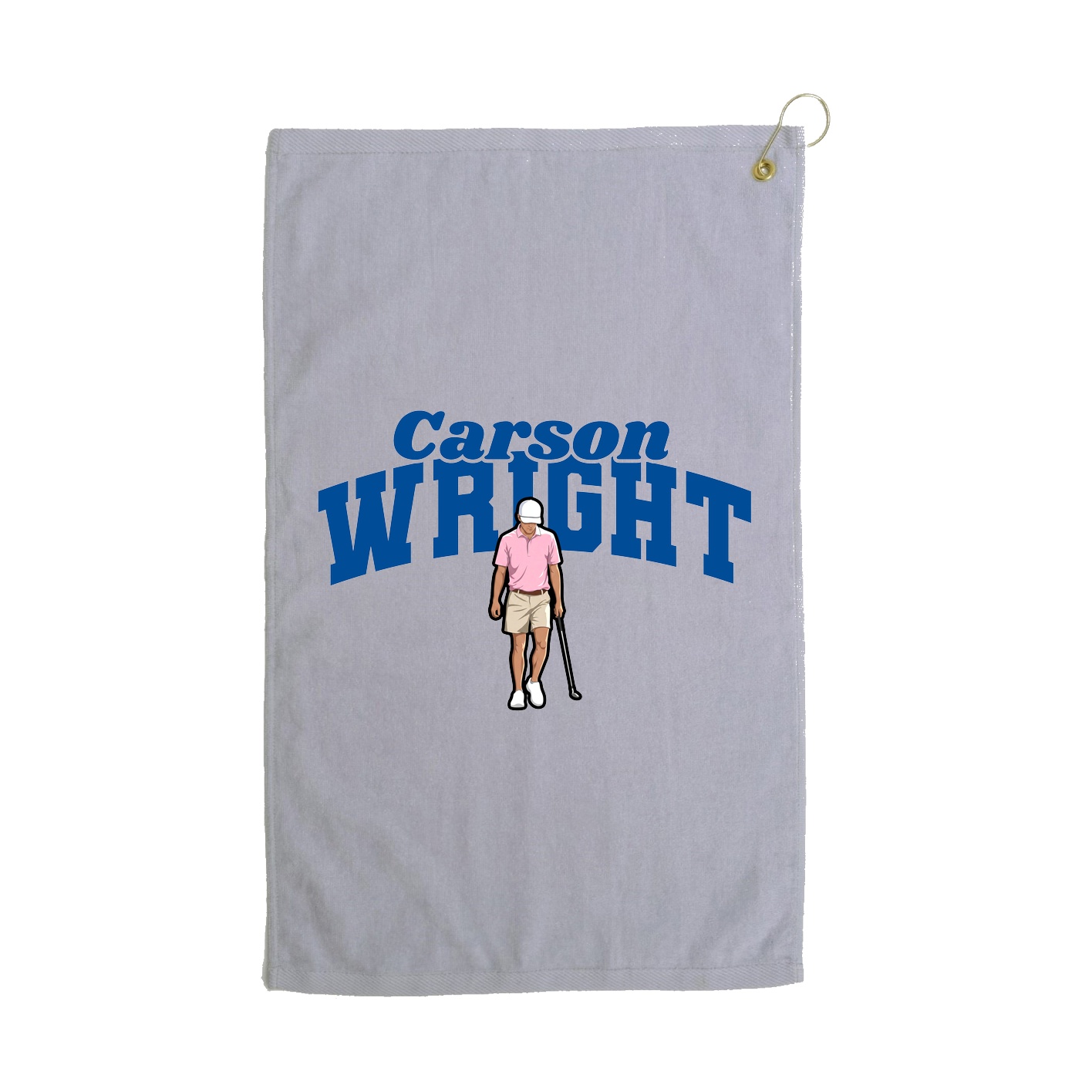 Golf Towel — Signature Arch in Grey