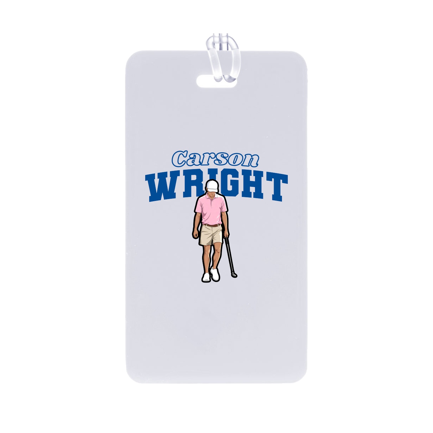 Bag Tag — Name Arch in Classic
