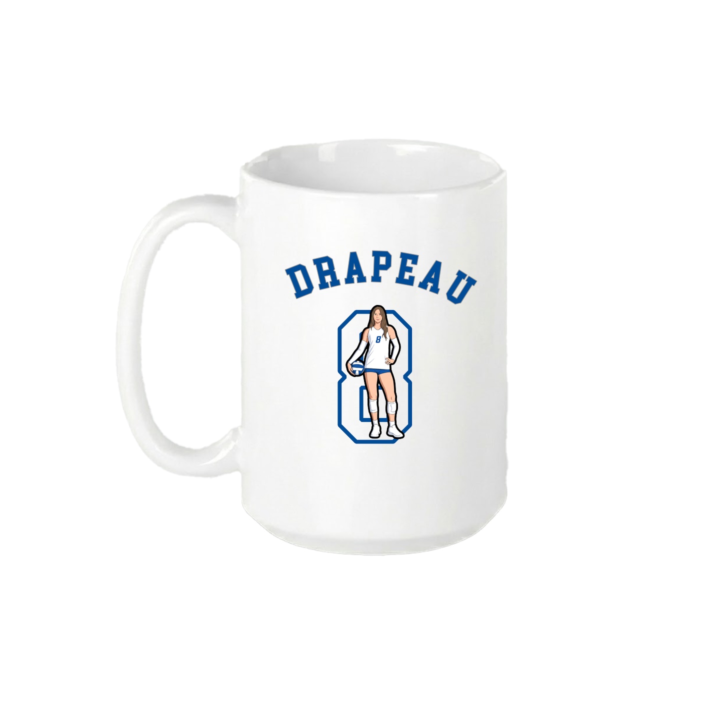 15oz Coffee Mug — Shirsey Arch in White