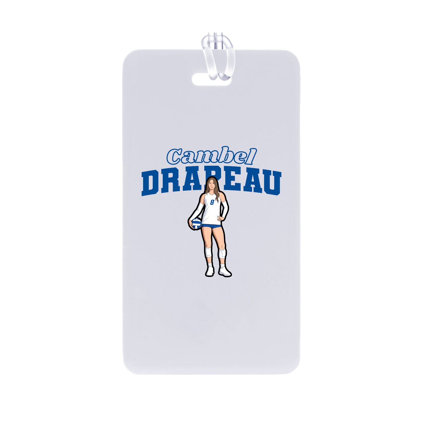 Bag Tag — Name Arch in Classic
