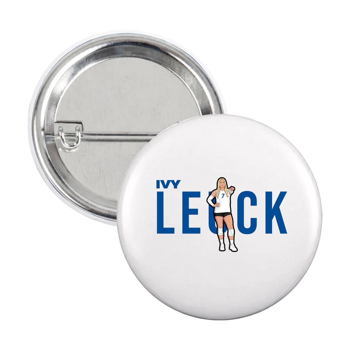 Game Day Button — Player Name in White