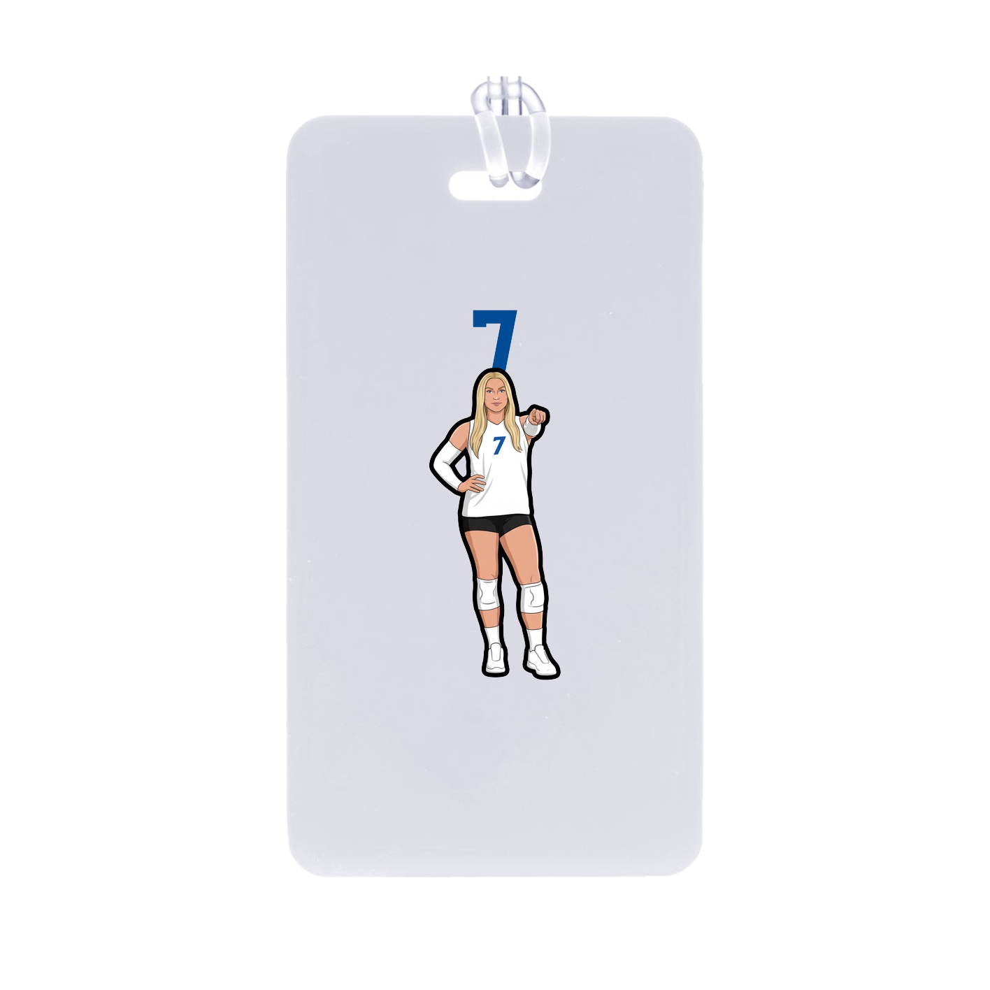 Bag Tag — Number Top in Classic