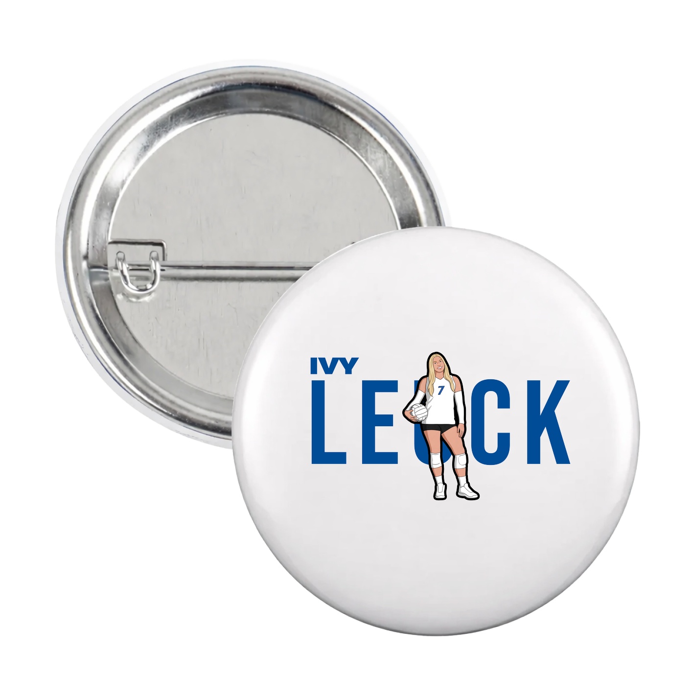 Game Day Button — Player Name in White
