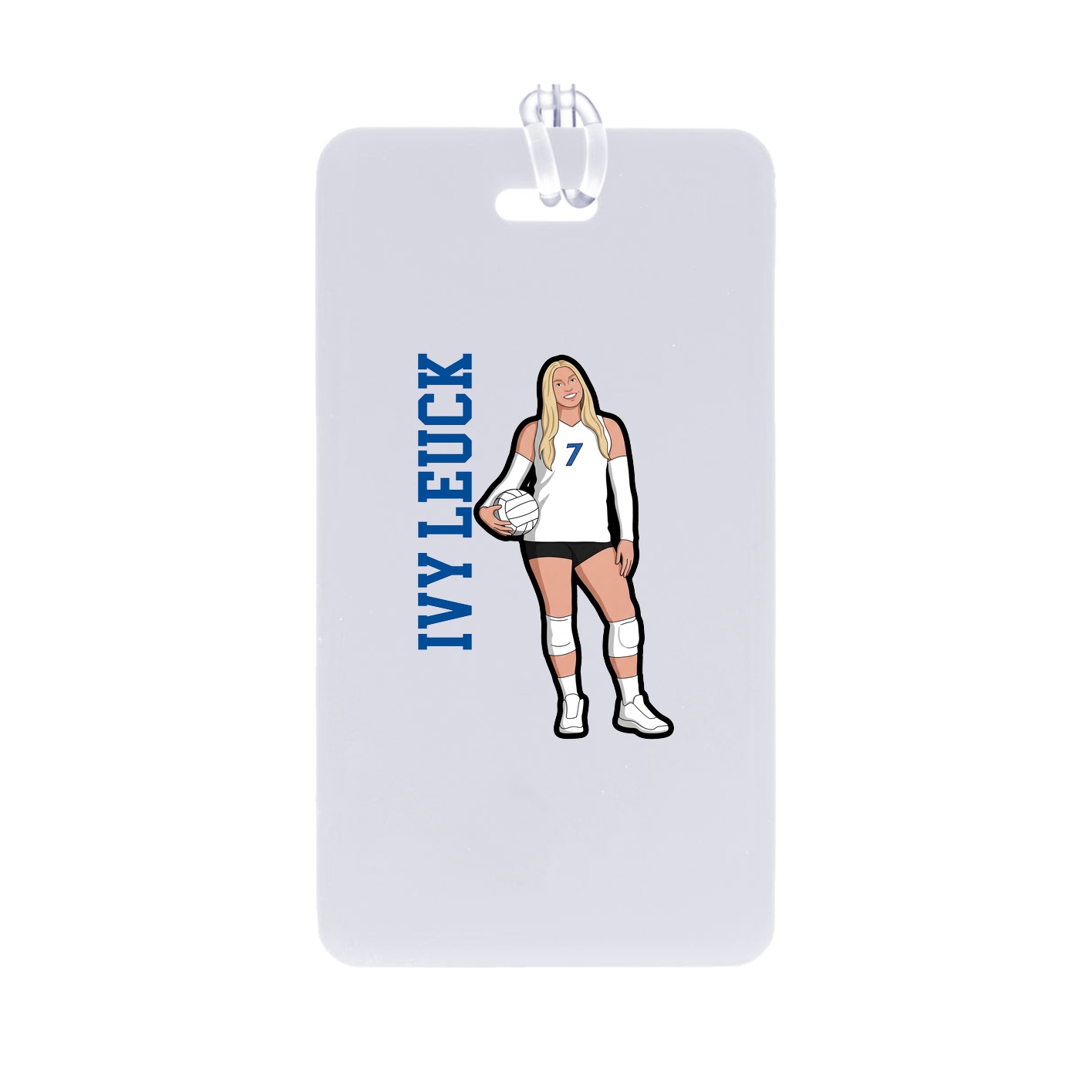 Bag Tag — Name Vertical in Classic