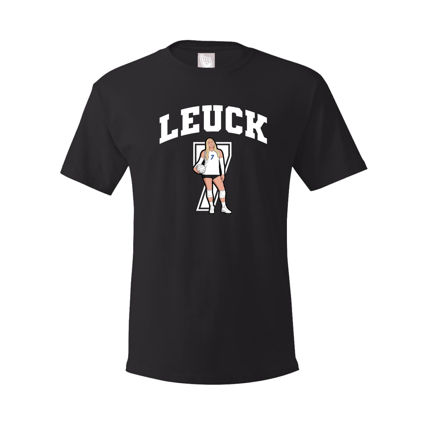 Youth Tee — Number in Black