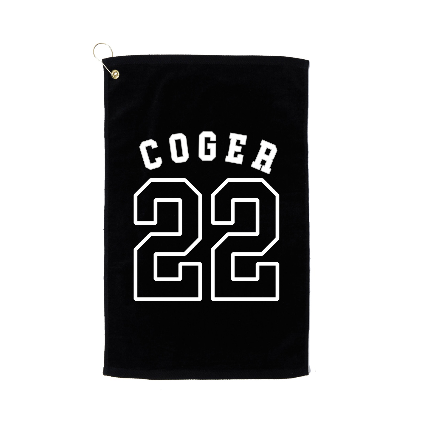 Golf Towel — Shirsey Arch in Black