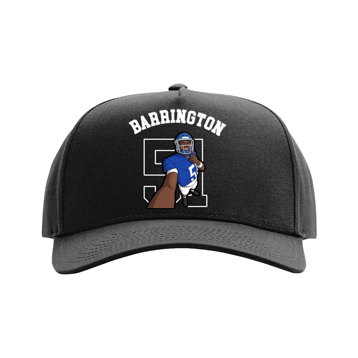 Full Fabric Five-Panel Champ Cap
