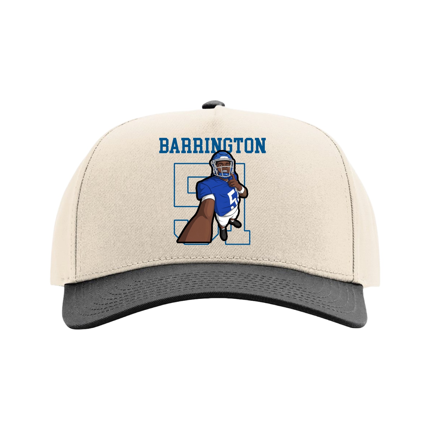 Full Fabric Five-Panel Champ Cap