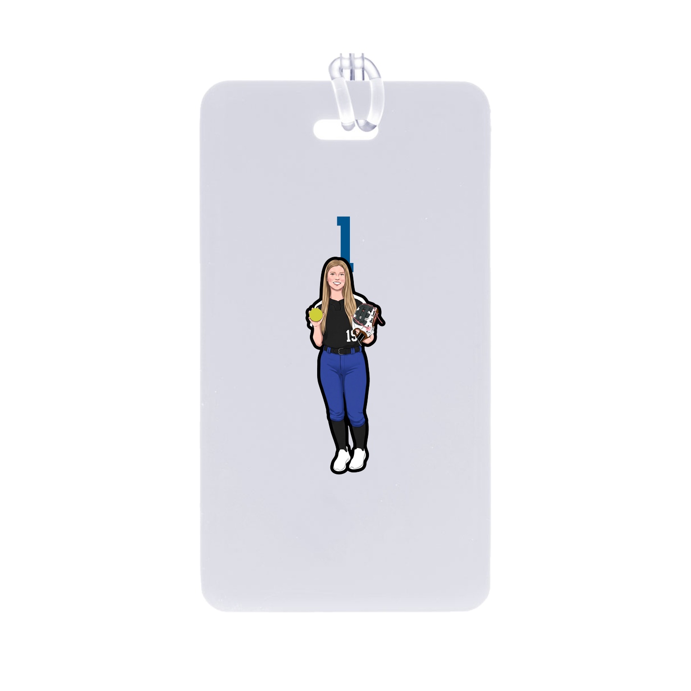 Bag Tag — Number Top in Classic