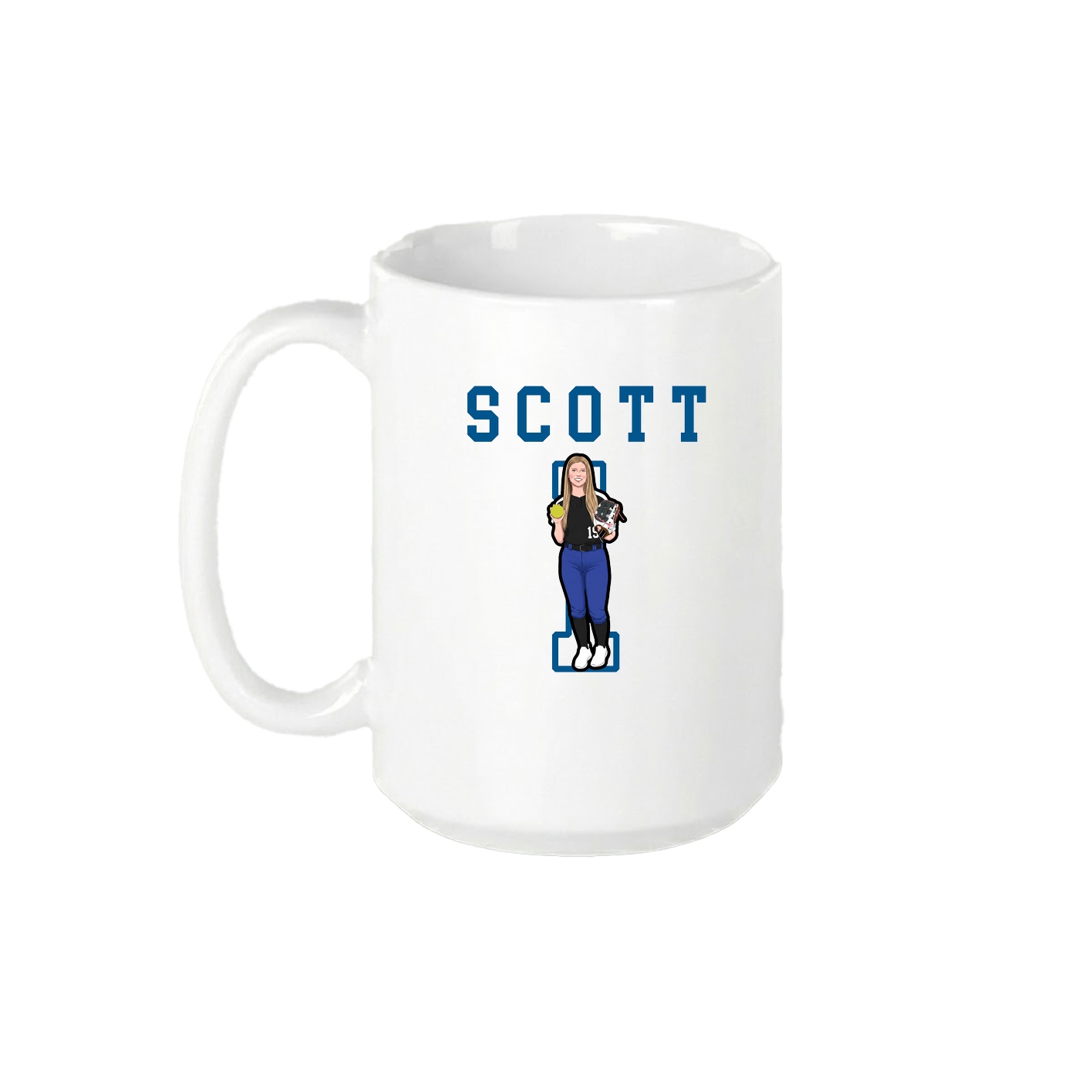 15oz Coffee Mug — Shirsey in White