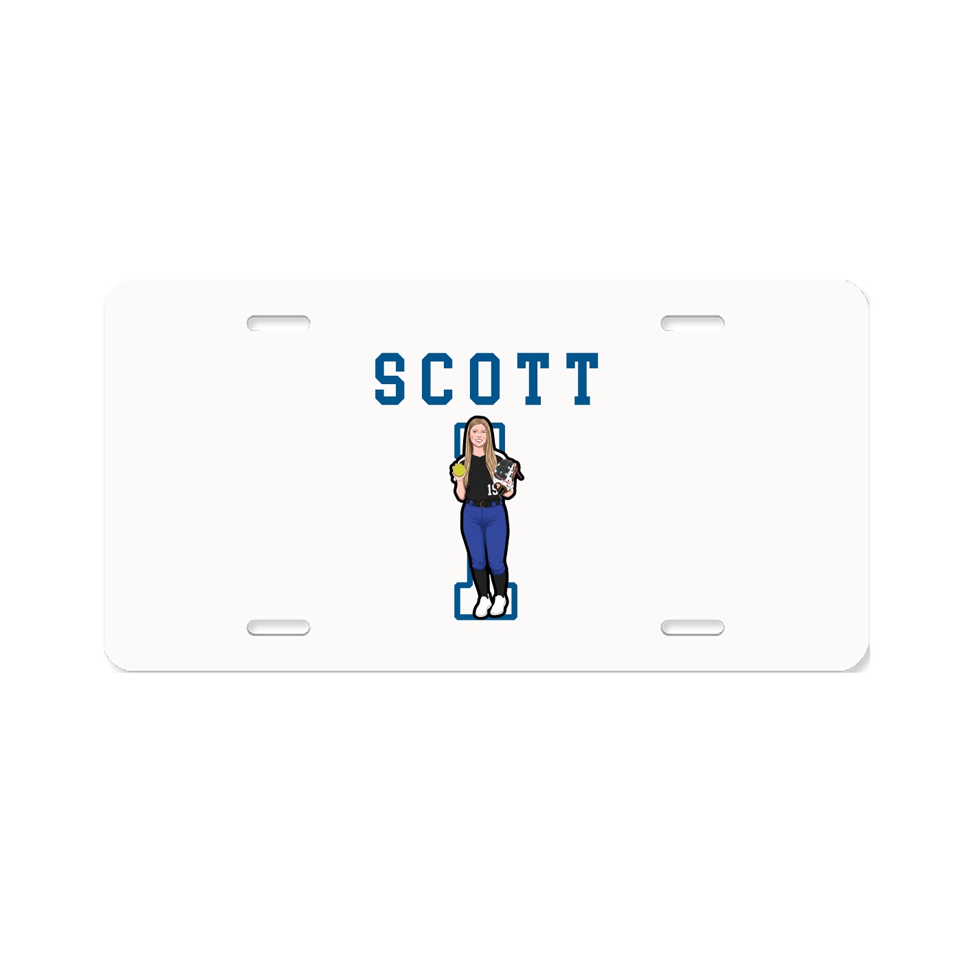 License Plate — Shirsey in Classic