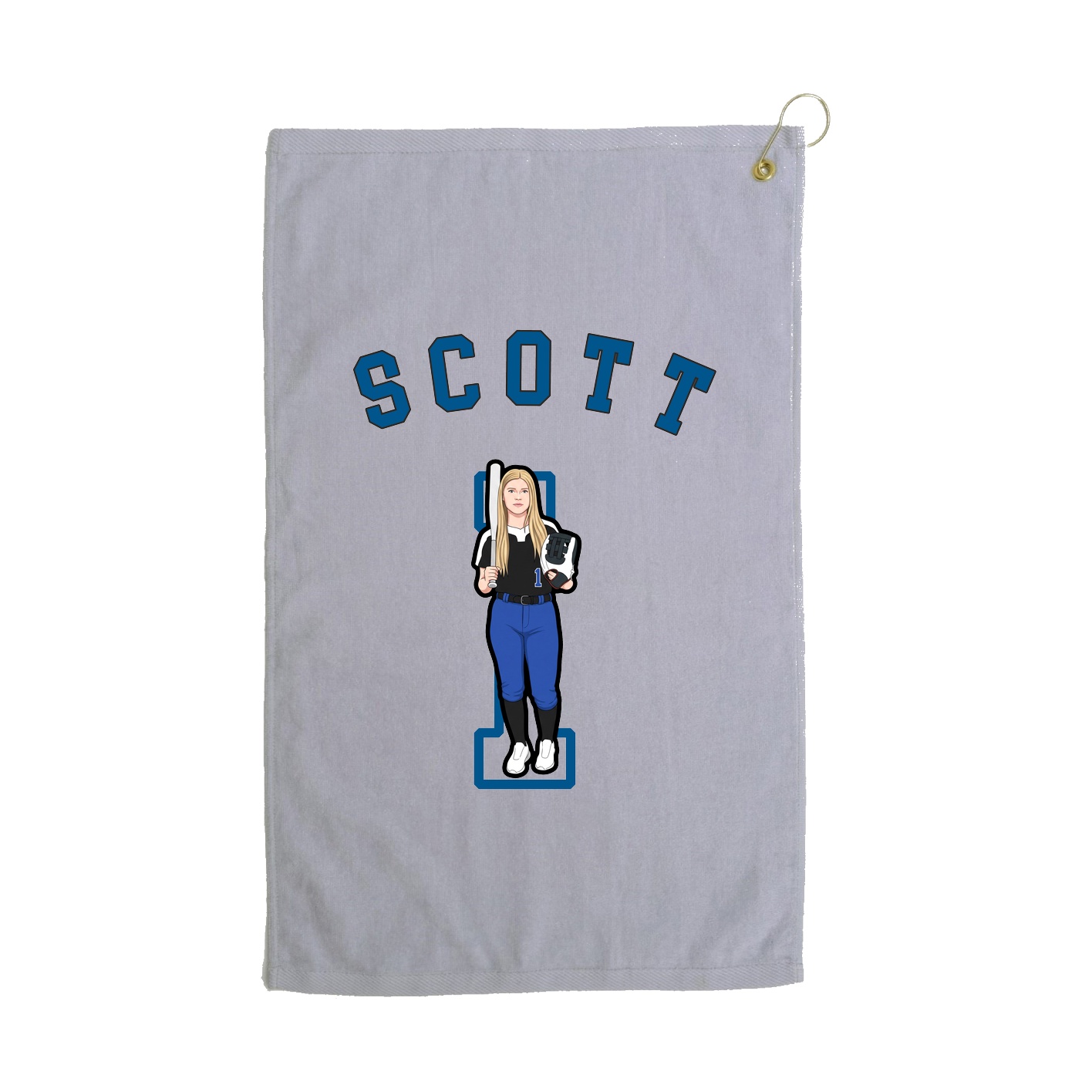 Golf Towel — Shirsey Arch in Grey