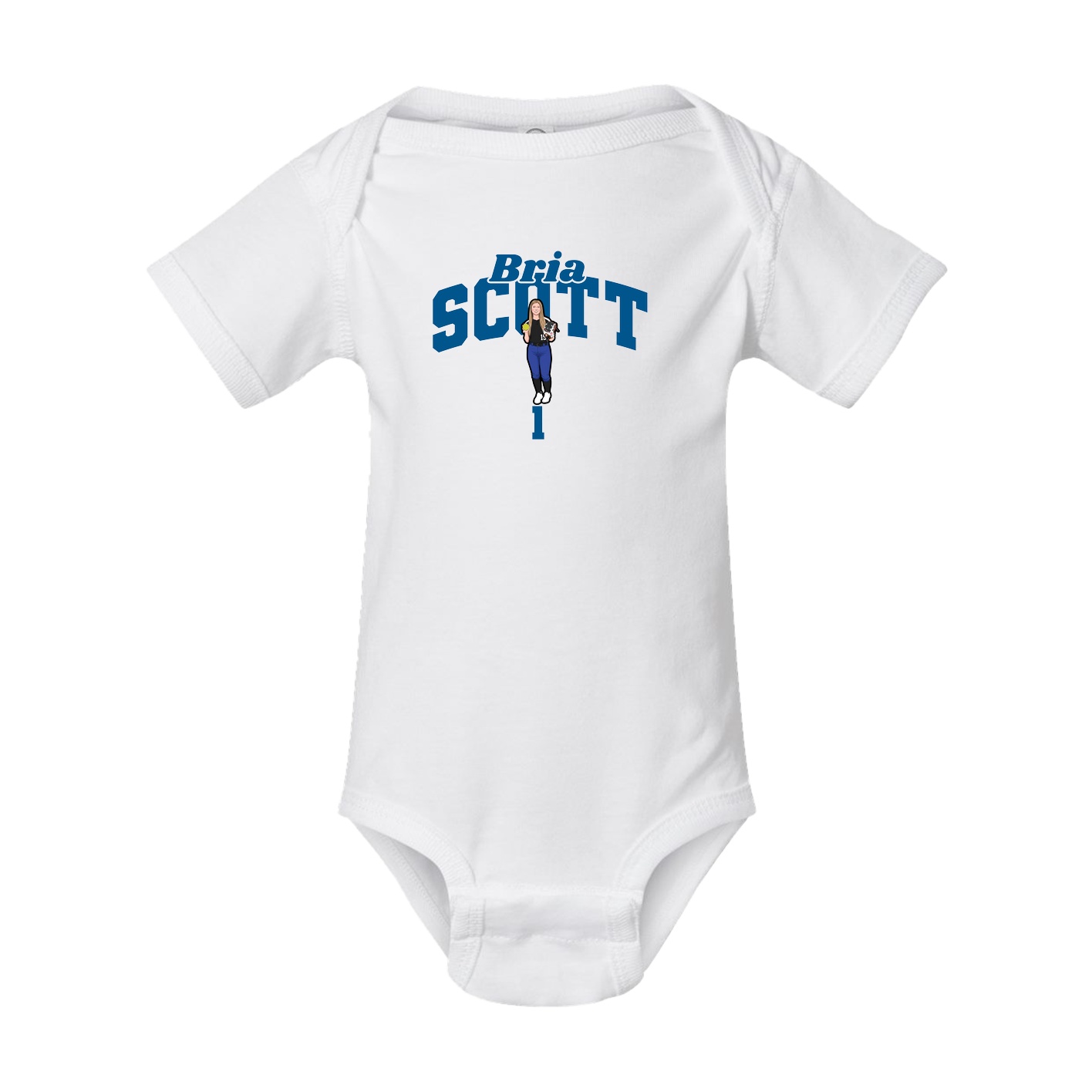 Baby Onesie — Signature Arch in White