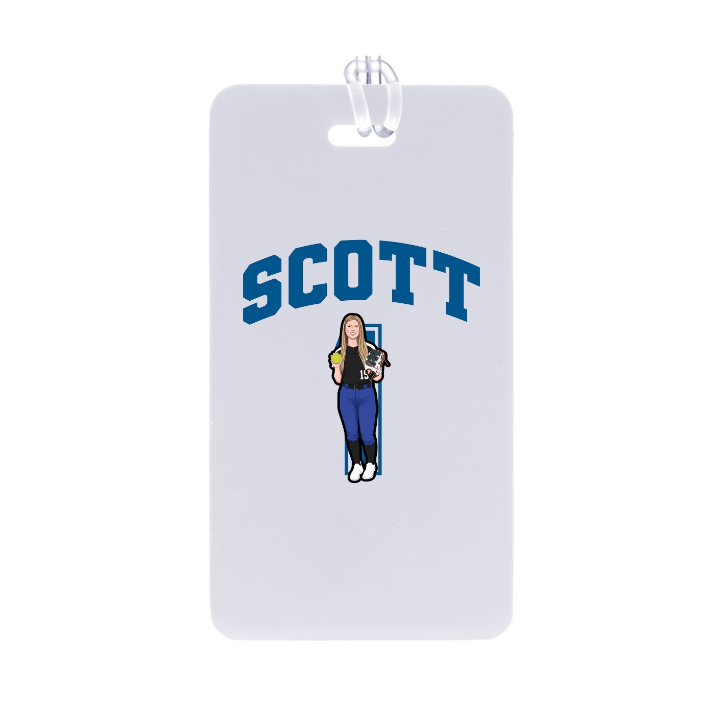 Bag Tag — Number in Classic