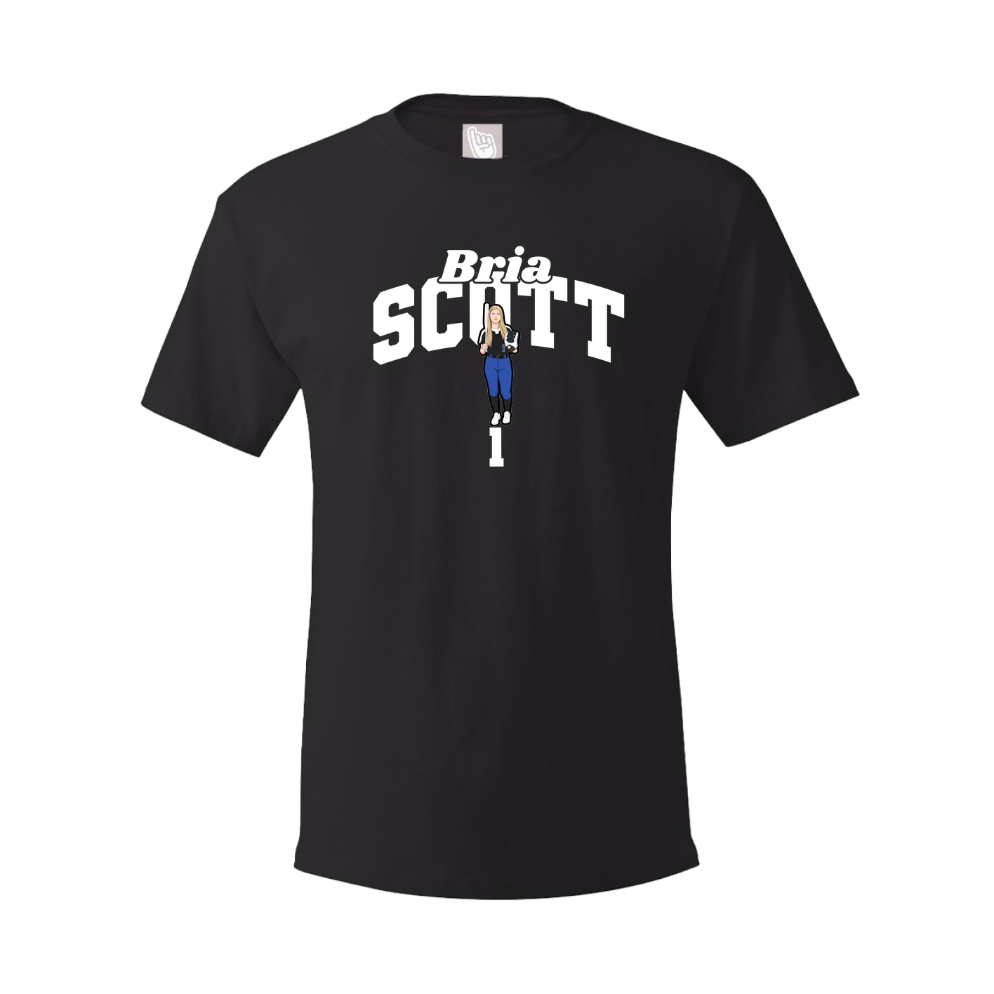 Tee — Signature Arch in Black