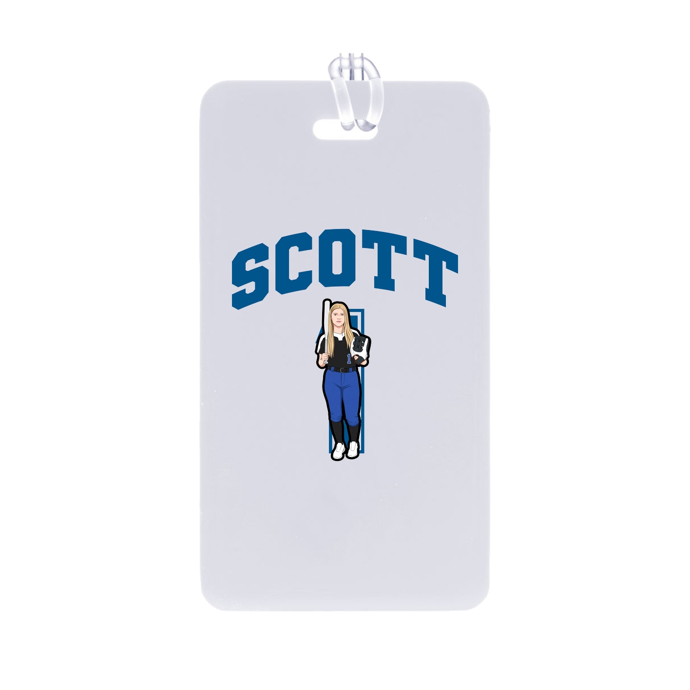 Bag Tag — Number in Classic