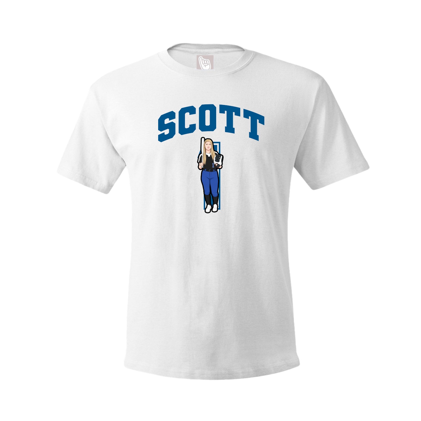 Tee — Number in White