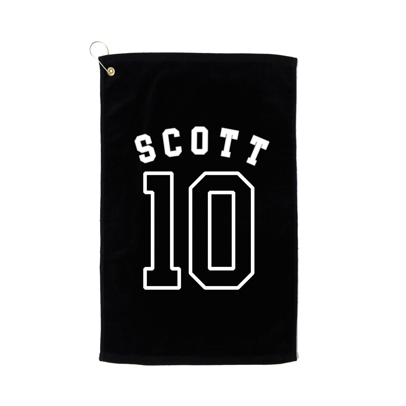 Golf Towel — Shirsey Arch in Black
