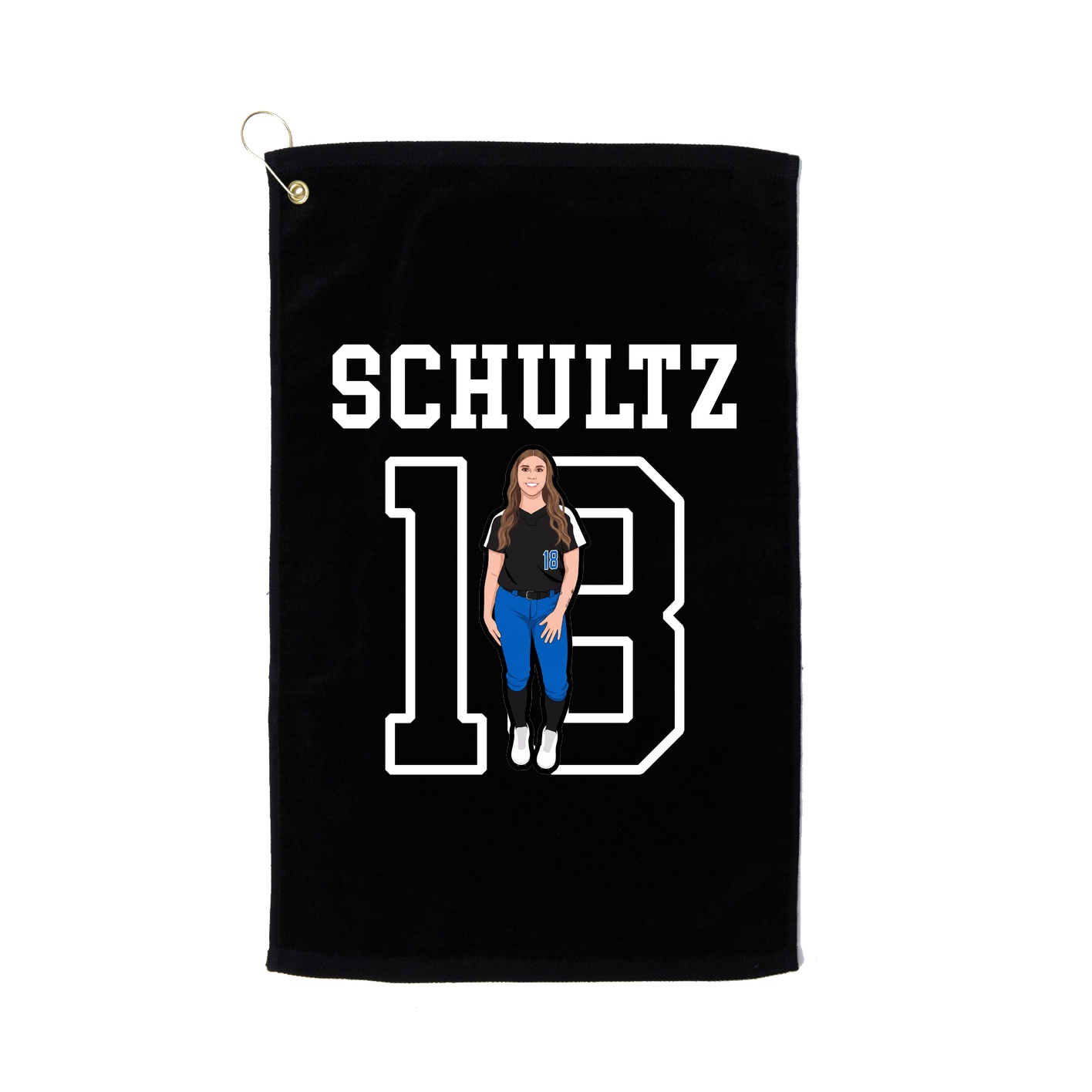 Golf Towel — Shirsey in Black