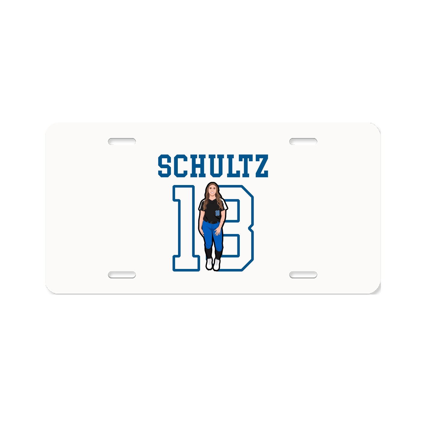 License Plate — Shirsey in Classic
