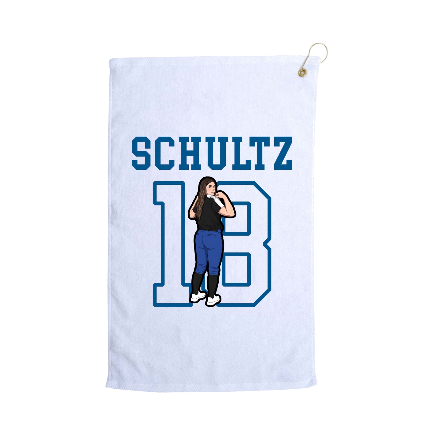 Golf Towel — Shirsey in White