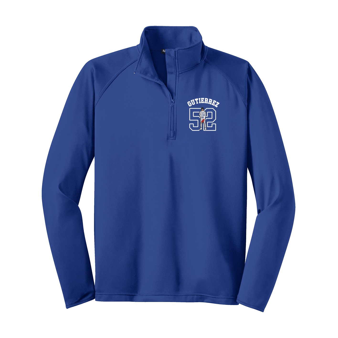 Q-Zip Pullover — Shirsey Arch in Royal