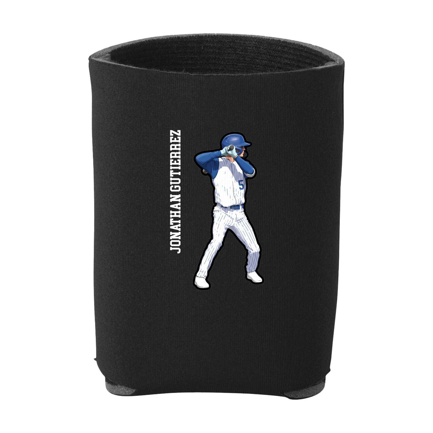 Can Holder — Name Vertical in Black