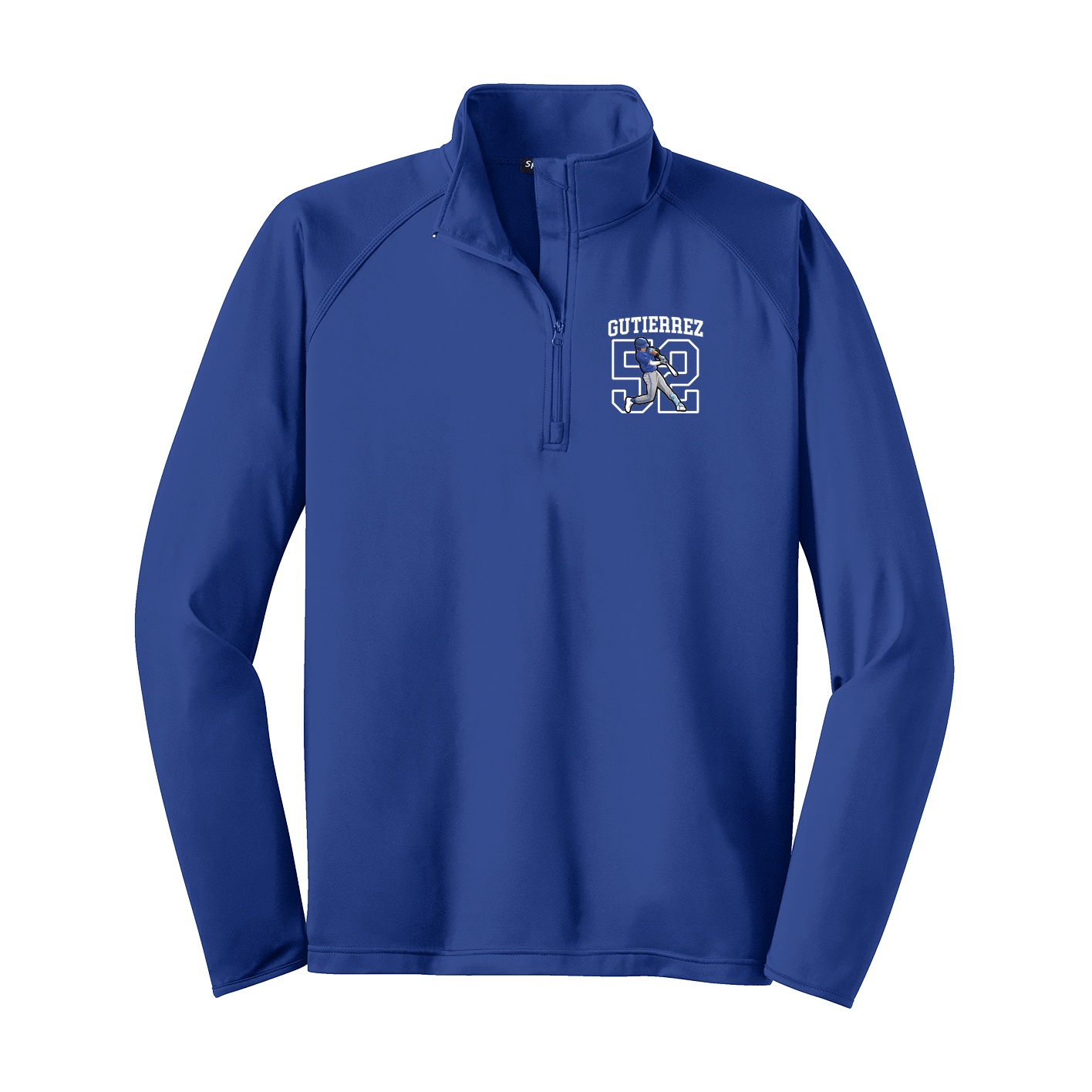 Q-Zip Pullover — Shirsey in Royal