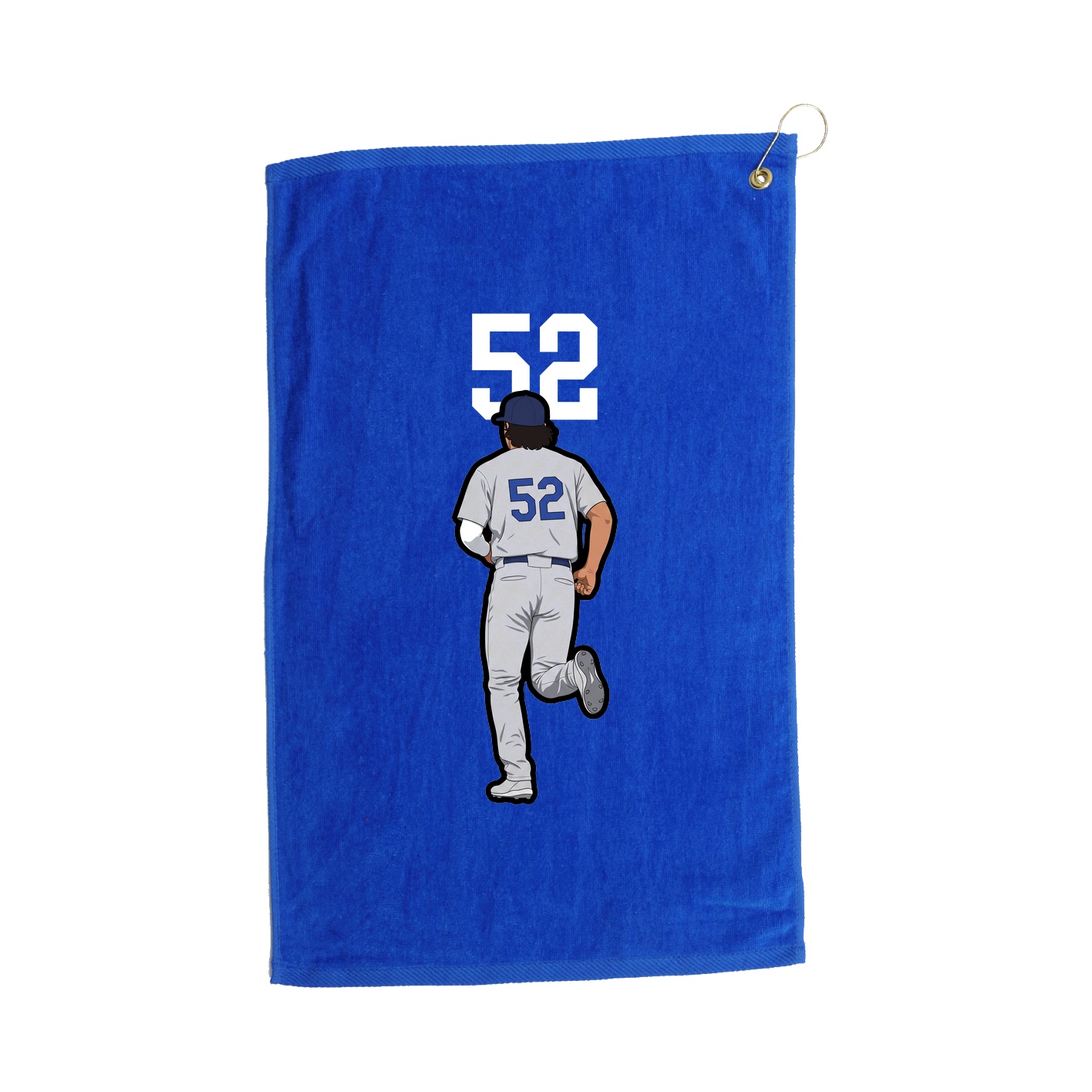 Golf Towel — Number Top in Royal