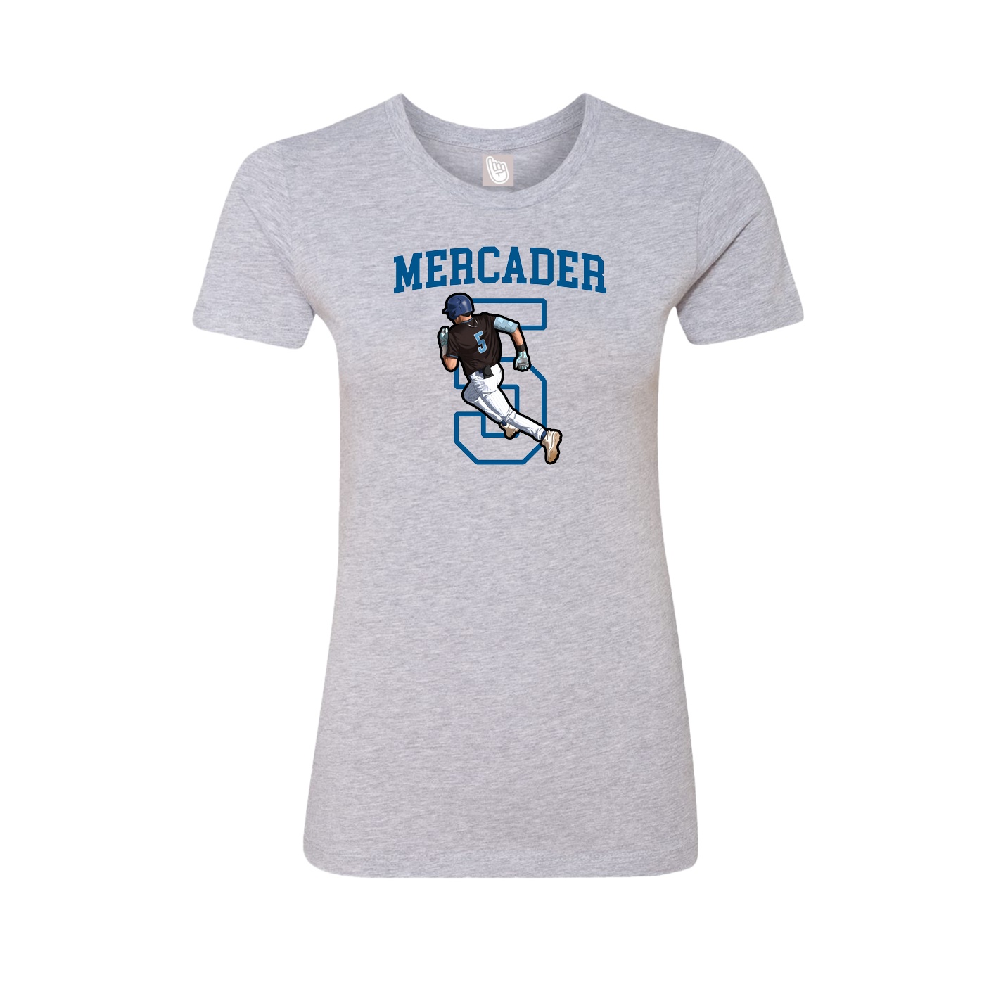 Fitted Women's Tee — Shirsey in Grey