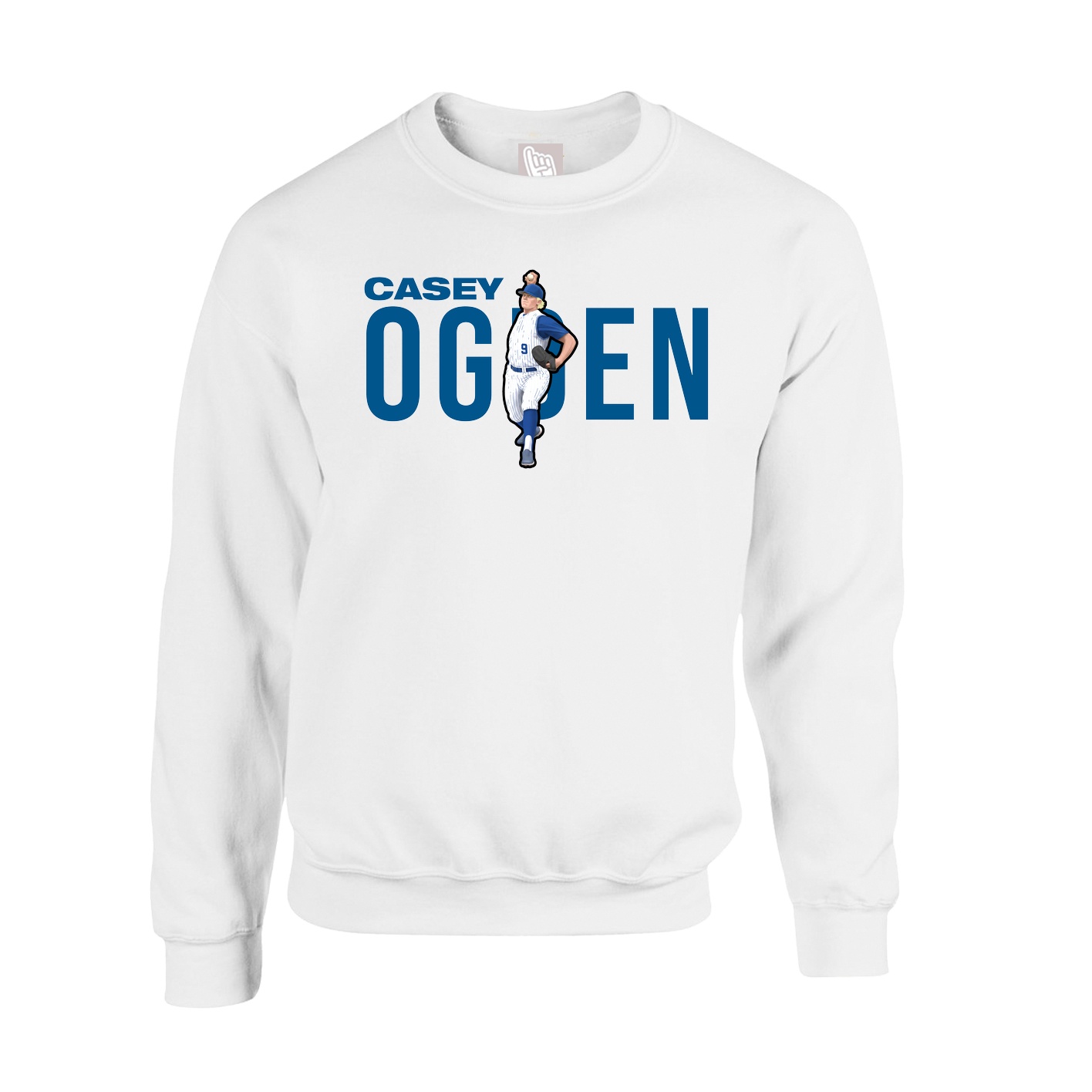 Fleece Crew — Player Name in White