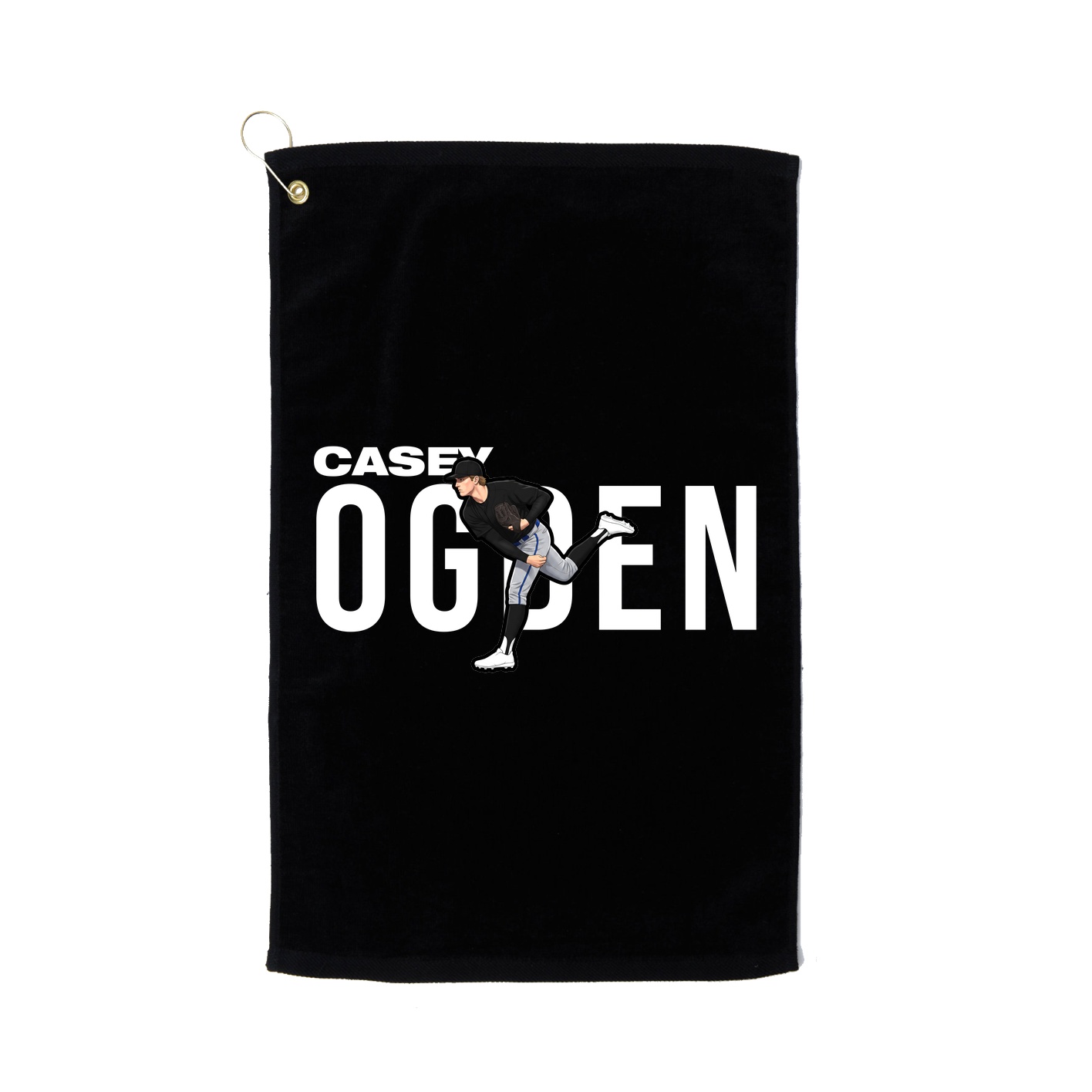 Golf Towel — Player Name in Black