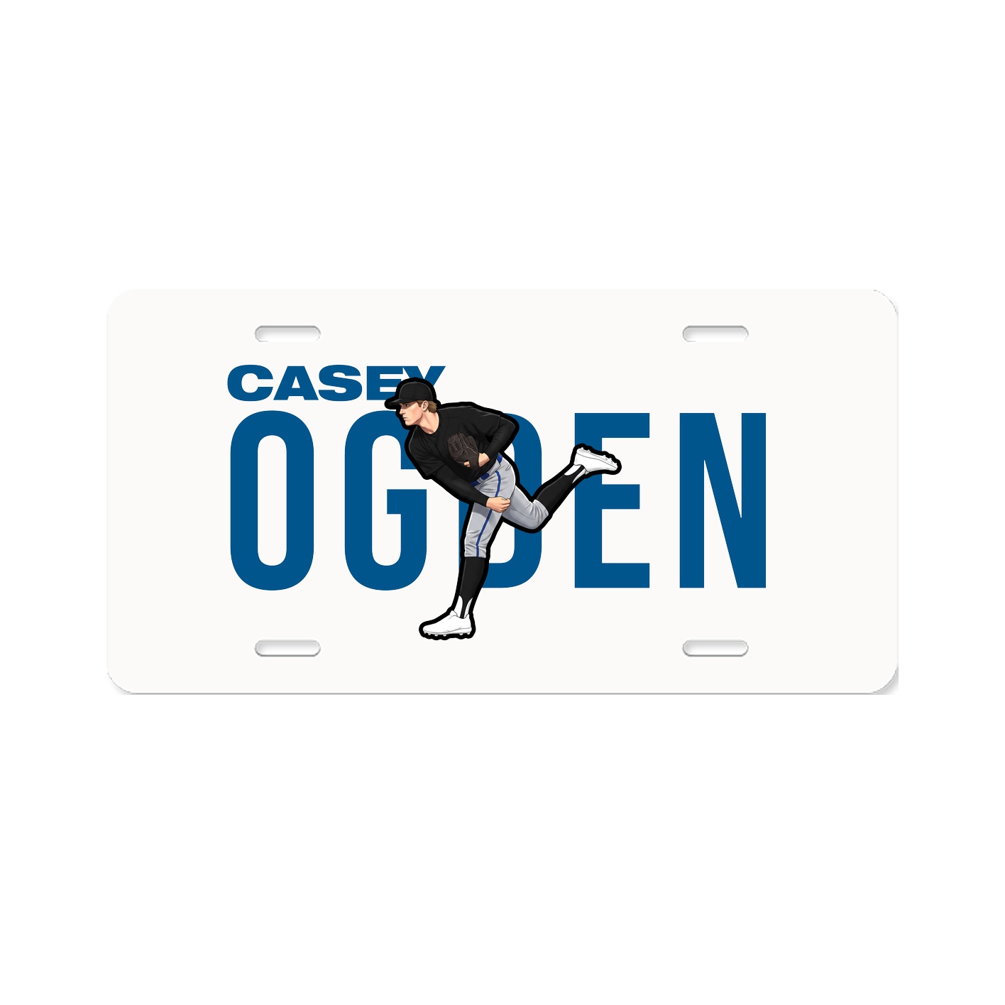 License Plate — Player Name in Classic